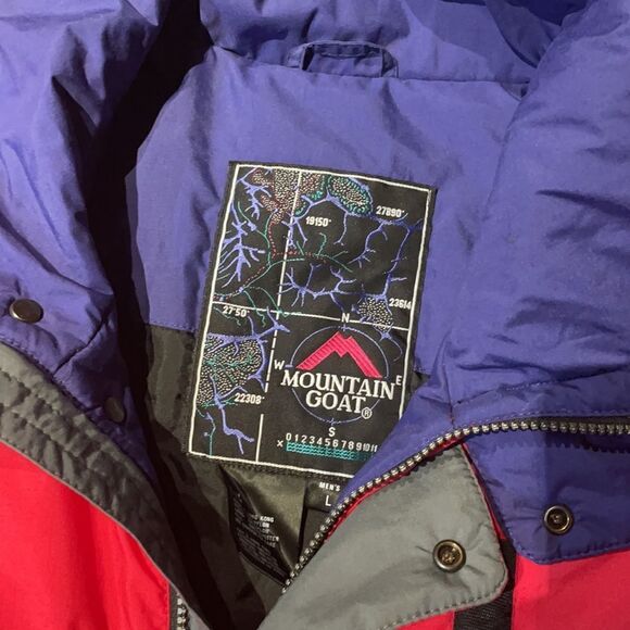 Mountain Goat Vintage 80’s 90’s Men’s Lg Pullover Anorak Ski Coat - Picture 2 of 11